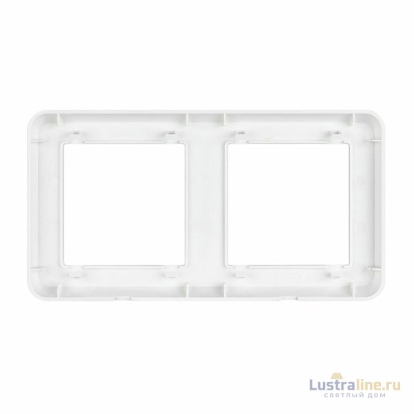 Рамка двухместная Arlight FRM-VERSA-PL-2-WH 043776