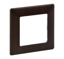 Рамка 1-постовая Legrand Valena Life Темное дерево 754171