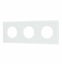 Рамка стеклянная на 3 поста Arlight FRM-GLARE-GC-3-WH 043838