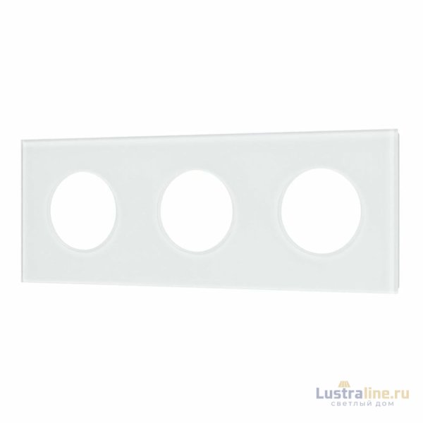 Рамка стеклянная на 3 поста Arlight FRM-GLARE-GC-3-WH 043838