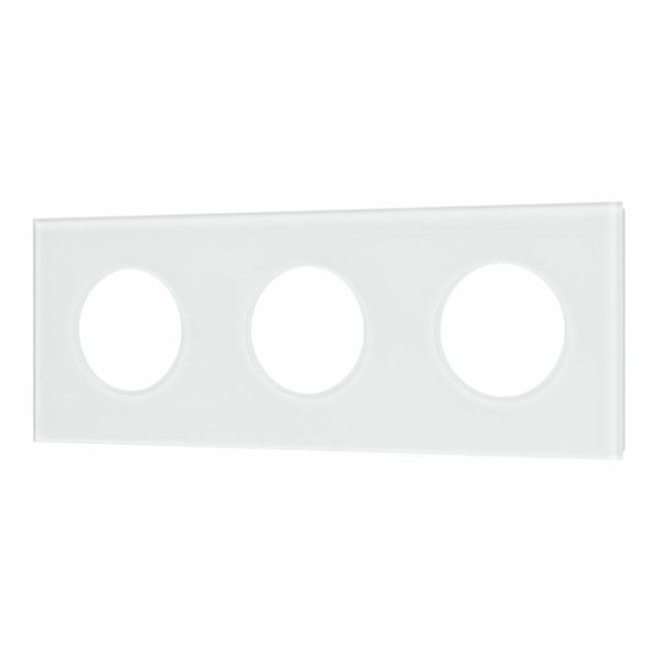 Рамка стеклянная на 3 поста Arlight FRM-GLARE-GC-3-WH 043838