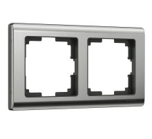 Рамка на 2 поста Werkel Metallic глянцевый никель W0021602 4690389159039