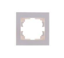 Рамка 1-местная горизонтальная Lezard Rain 703-3030-146