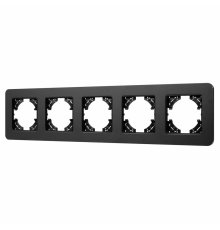 Рамка на 5 постов алюминиевая Arlight FRM-AKIRY-SFAL-5-BK 049747