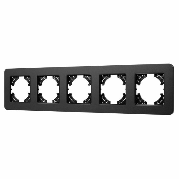 Рамка на 5 постов алюминиевая Arlight FRM-AKIRY-SFAL-5-BK 049747