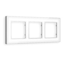 Рамка трехместная Ambrella Volt Arctic AF580133