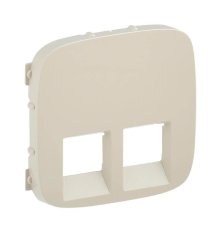 Лицевая панель Legrand Valena Allure розетки телефонной RJ-11/Ethernet RJ-45 слоновая кость 755426