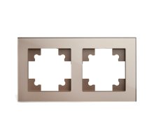 Рамка горизонтальная 2-местная Stekker Катрин 39528