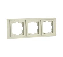 Рамка на 3 поста Mono Electric Larissa крем 103-171700-162