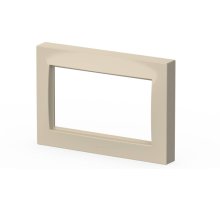 Рамка для двухместной розетки с заземлением ELBI Vega 510-010300-907