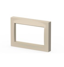 Рамка для двухместной розетки с заземлением ELBI Vega 510-010300-907
