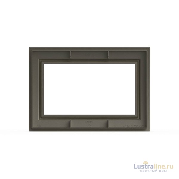 Рамка для двухместной розетки с заземлением ELBI Zena 608-011400-907