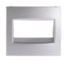 Лицевая панель Legrand Valena розетки RJ45 алюминий 770255