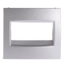 Лицевая панель Legrand Valena розетки RJ45 алюминий 770255