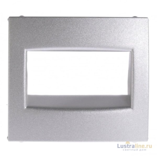 Лицевая панель Legrand Valena розетки RJ45 алюминий 770255