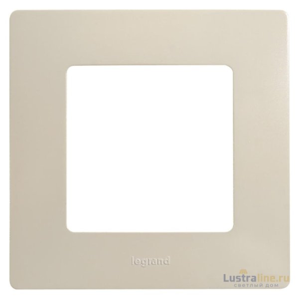 Рамка 1-постовая Legrand Etika слоновая кость 672511