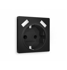 Лицевая панель для розетки с/з со шторками 2USB A+A Ambrella Volt Alfa AP8090