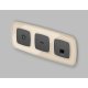 Лицевая панель для HDMI розетки Ambrella Volt Omega OP9140