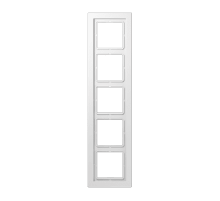 Рамка пятиместная Jung LSD985WW Рамка пятиместная Jung LSD985WW