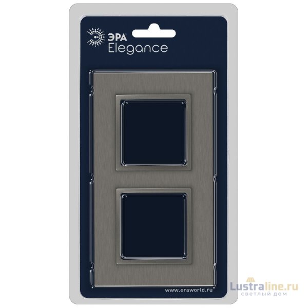 Рамка на 2 поста Эра Elegance 14-5202-16 Б0065843