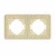 Рамка на 2 поста стеклянная Arlight FRM-OMALI-SFGS-2-GD 049711