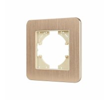 Рамка алюминиевая на 1 пост Arlight FRM-AKIRY-AL-1-GD 049683