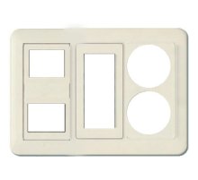 Рамка 3-местная (2 роз.+TV+TF.2) SHIN DONG-A WST 2137