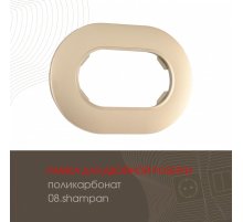 Рамка для двойной розетки Arte Milano 502.08-double.shampan