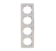 Рамка 4-местная вертикальная Lezard Rain 703-0226-154 Рамка 4-местная вертикальная Lezard Rain 703-0226-154