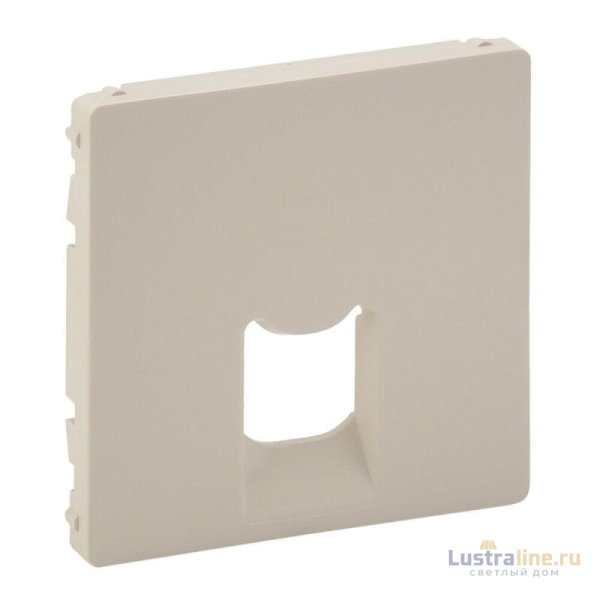 Лицевая панель Legrand Valena Life розетки телефонной RJ-11/Ethernet RJ-45 слоновая кость 755411