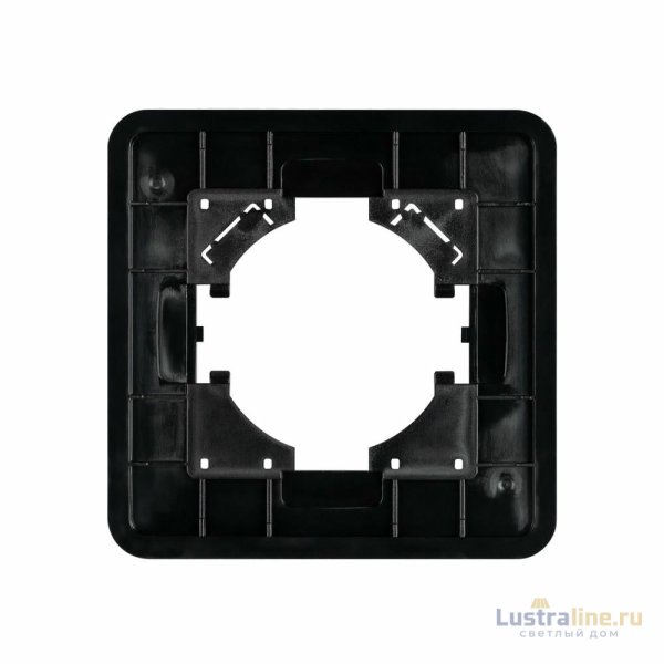 Рамка алюминиевая на 1 пост Arlight FRM-AKIRY-AL-1-BK 049681
