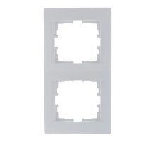 Рамка 2-местная вертикальная Lezard Karina 707-0200-152 Рамка 2-местная вертикальная Lezard Karina 707-0200-152