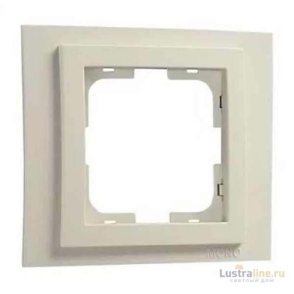 Рамка на 1 пост Mono Electric Larissa слоновая кость 103-010100-160
