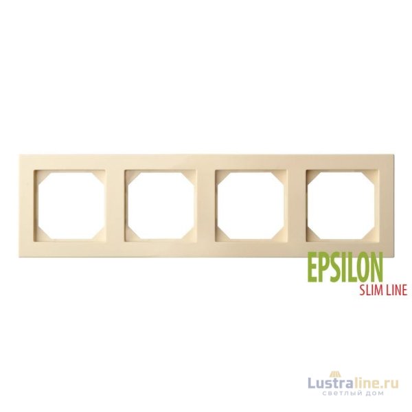 Рамка четырехместная Liregus Epsilon 28-0884