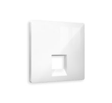 Лицевая панель для компьютерной/телефонной розетки RJ-45/RJ-11 Ambrella Volt Alfa AP1120