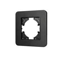 Рамка алюминиевая на 1 пост Arlight FRM-AKIRY-SFAL-1-BK 049685