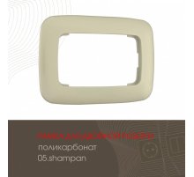 Рамка для двойной розетки Arte Milano 505.05-double.shampan