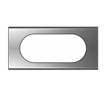 Рамка 4/5-модульная Legrand Celiane фактурная сталь 069105