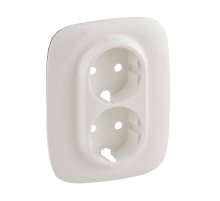 Лицевая панель Legrand Valena Allure розетки с/з жемчуг 754959