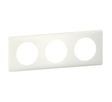 Рамка 3-постовая Legrand Celiane белая перкаль 066703