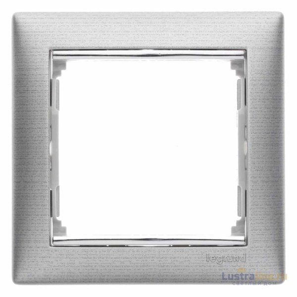 Рамка 1-постовая Legrand Valena алюминий матовый 770331