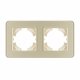 Рамка на 2 поста стеклянная Arlight FRM-OMALI-GS-2-GD 049695