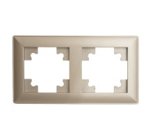 Рамка двухместная Stekker PFR00-7002-02 Катрин 39803 Рамка двухместная Stekker PFR00-7002-02 Катрин 39803