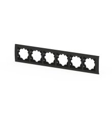 Рамка шестиместная ELBI Zena Platin 500-073700-252