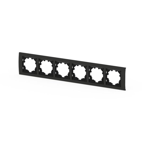 Рамка шестиместная ELBI Zena Platin 500-073700-252