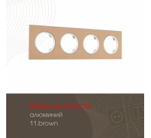Рамка четырехместная Arte Milano 502.11-4.brown