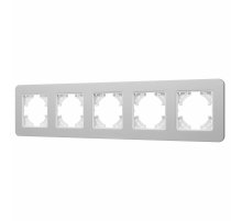 Рамка на 5 постов алюминиевая Arlight FRM-AKIRY-SFAL-5-SR 049746