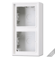 Коробка двухместная Jung LS582AW