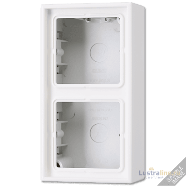 Коробка двухместная Jung LS582AW