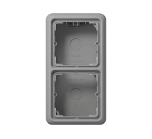 Коробка двухместная Jung CD582AGR